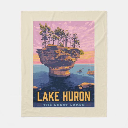Couverture Polaire Grands Lacs | Lac Huron (Devant)