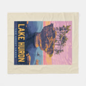 Couverture Polaire Grands Lacs | Lac Huron (Devant (Horizontal))