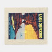 Couverture Polaire Grands Lacs | Lac Supérieur (Devant (Horizontal))