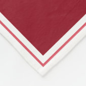 Couverture Polaire Grands-parents 6 rouge foncé personnalisés par (Coin)