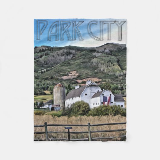 Couverture Polaire Grange de Park City (Devant)