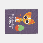 Couverture Polaire Grange semi-transparente Pâques | Purrl le chat (Devant (Horizontal))