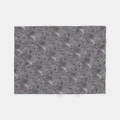 Couverture Polaire Granit gris avec détails rose (Devant (Horizontal))