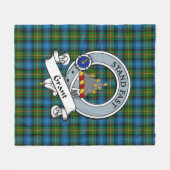 Couverture Polaire Grant Hunting Clan Badge Tartan Plaid (Devant (Horizontal))