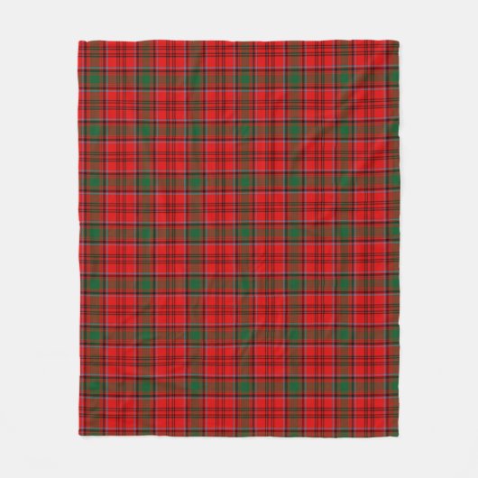 Couverture Polaire Grant Red Plaid (Devant)