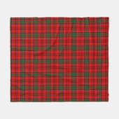 Couverture Polaire Grant Red Plaid (Devant (Horizontal))