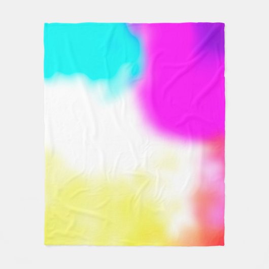 Couverture Polaire graphic design digital blur background texture col (Devant)