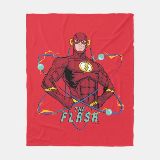 Couverture Polaire Graphique atomique Flash de dessin (Devant)