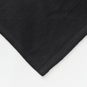 Couverture Polaire Graphique Caractère et nom Adam noir (Coin)