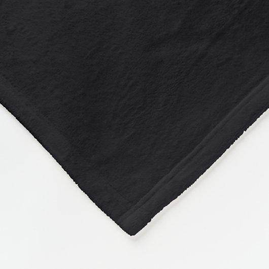 Couverture Polaire Graphique Caractère et nom Adam noir (Coin)