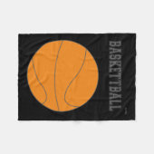 Couverture Polaire Graphique de basket-ball #1 (Devant (Horizontal))