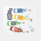Couverture Polaire Graphique de boisson de levage Fizzy (Devant (Horizontal))