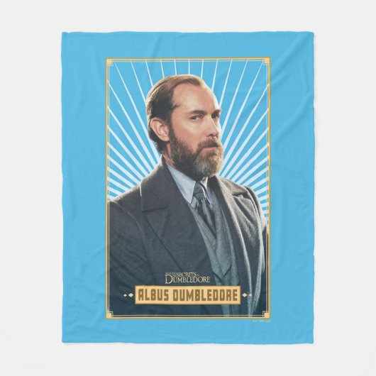 Couverture Polaire Graphique de caractères Albus Dumbledore (Devant)