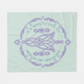 Couverture Polaire Graphique de citation ARWEN™ Evenstar (Devant (Horizontal))