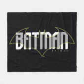 Couverture Polaire Graphique de nom haute technologie Batman (Devant (Horizontal))