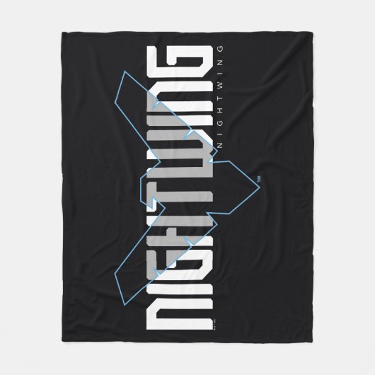 Couverture Polaire Graphique de nom high-tech Nightwing (Devant)