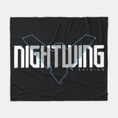 Couverture Polaire Graphique de nom high-tech Nightwing (Devant (Horizontal))