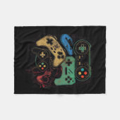 Couverture Polaire Graphique de tous les éléments de jeu vidéo contrô (Devant (Horizontal))