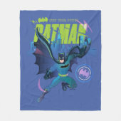 Couverture Polaire Graphique de ville de Batman "Posséder votre puiss (Devant)