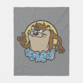 Couverture Polaire Graphique en cercle extensible TAZ™ (Devant)