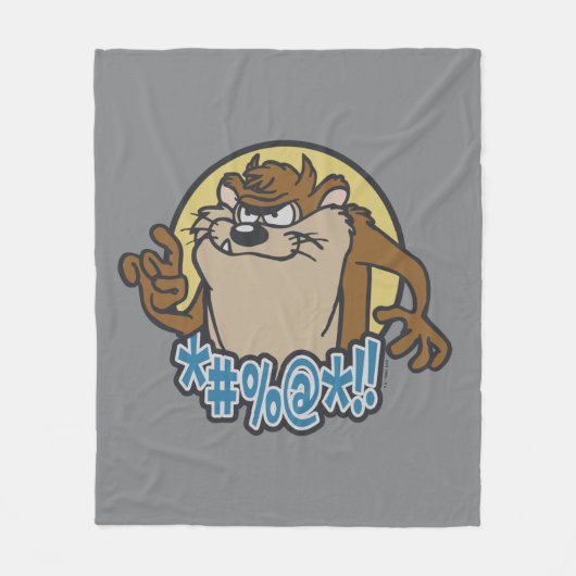 Couverture Polaire Graphique en cercle extensible TAZ™ (Devant)