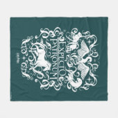 Couverture Polaire Graphique Filigree de Patronum d'Expecto (Devant (Horizontal))