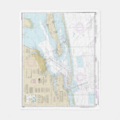 Couverture Polaire Graphique marin de la baie Pensacola 11383 (Devant)