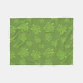 Couverture Polaire Graphique vert de tortue (Devant (Horizontal))