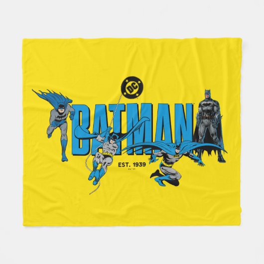 Couverture Polaire Graphisme Batman Legends Forever (Devant (Horizontal))