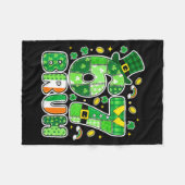 Couverture Polaire Graphisme de la Saint-Patrick Bruh 67 avec des trè (Devant (Horizontal))