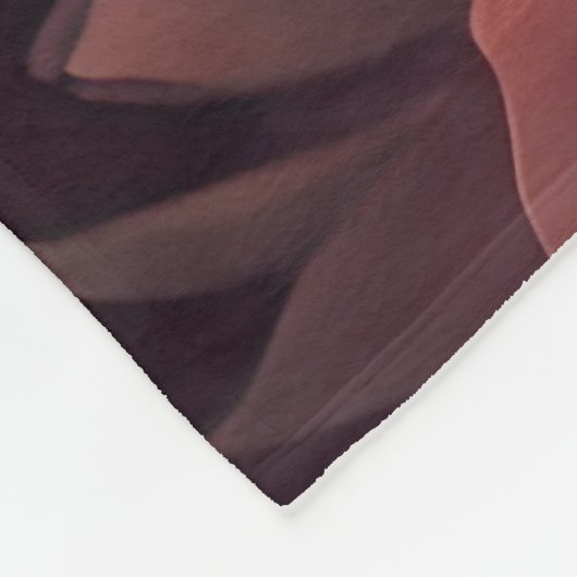 Couverture Polaire Gras des fleurs de fermeture supérieure peintes (Coin)