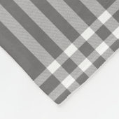 Couverture Polaire Gras Moderne Vacances Plaid Monogramme Blanche pol (Coin)