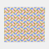 Couverture Polaire Gras Motif géométrique élégant Coloré Accueil (Devant (Horizontal))