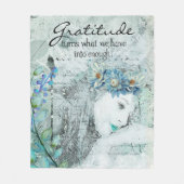 Couverture Polaire Gratitude (Devant)