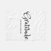 Couverture Polaire Gratitude Changements Attitude Thanksgiving Fall S (Devant (Horizontal))