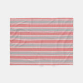 Couverture Polaire Gratté rose et argent (Devant (Horizontal))