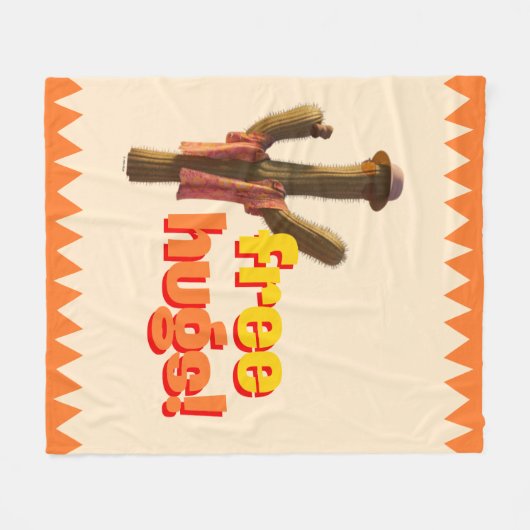 Couverture Polaire Gratuit Hugs ! (Devant (Horizontal))