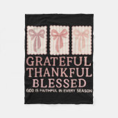 Couverture Polaire Gratuit Merci Blessé Coquette Automne Vibes Que (Devant)