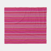 Couverture Polaire Gravures - Bourgogne, Violet, Rose (Devant (Horizontal))