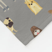 Couverture Polaire gray backgrounds (Coin)