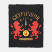 Couverture Polaire GRAYFFINDOR™ Maison double Lion épée graphique (Devant)