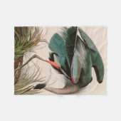 Couverture Polaire Great Blue Heron Birds of America Audubon Imprimer (Devant (Horizontal))