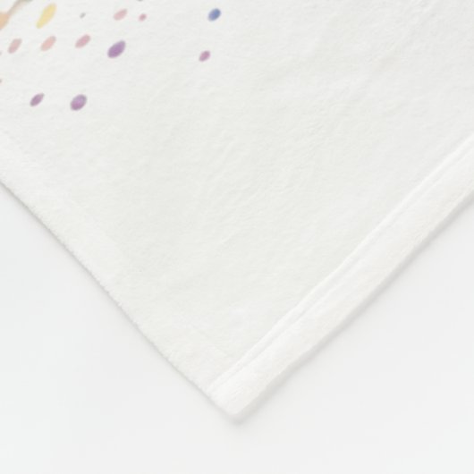 Couverture Polaire Great Dane Chien Maman Floral (Coin)