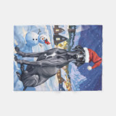 Couverture Polaire Great Dane Winter Wonderland Noël Joie (Devant (Horizontal))