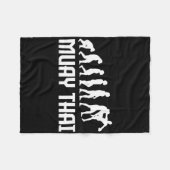 Couverture Polaire Great Muay Thai Evolution Design Kickboxer Mma Tra (Devant (Horizontal))