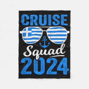 Couverture Polaire Grèce Cruise Squad 2025 Matching Family Group Gre