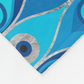 Couverture Polaire Grèce Mati Mataki - Motif des yeux malveillants de (Coin)