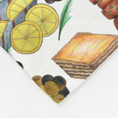 Couverture Polaire Grèce Méditerranéen Imprimer Cuisine grecque (Coin)