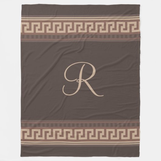 Couverture Polaire Greek Key (Devant)