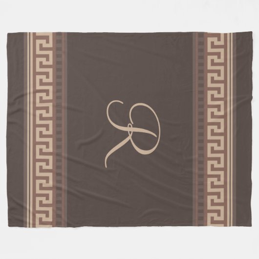 Couverture Polaire Greek Key (Devant (Horizontal))
